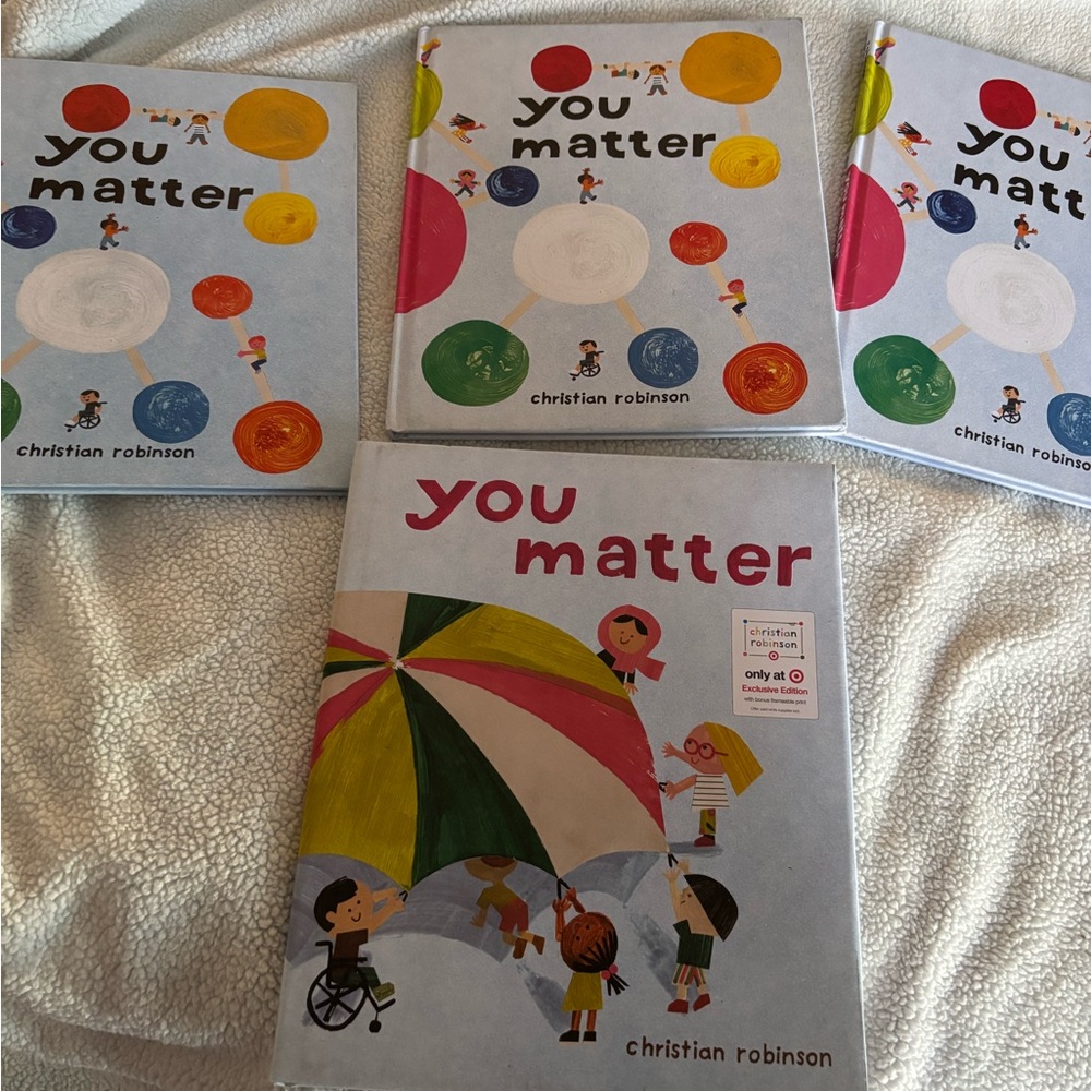 You Matter Children's Book lot includes TWO new copies, two hardcover copies